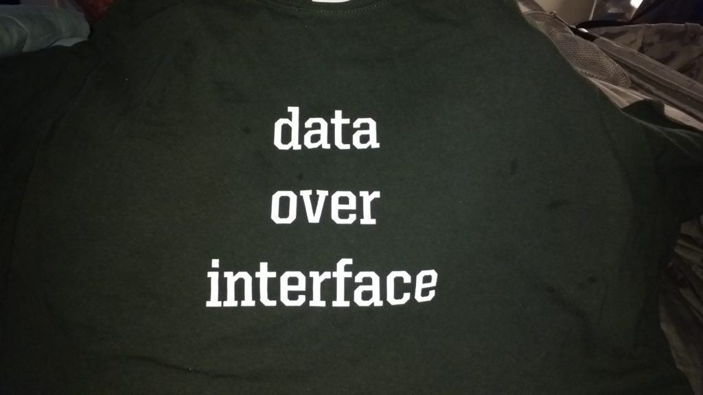 DATA OVER INTERFACE